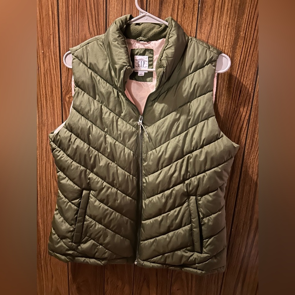 Green Quilted Vest